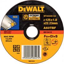 Pjovimo diskas kampiniam šlifuokliui Dewalt, 125 mm x 1 mm x 22.23 mm