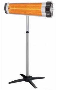 Infraraudonųjų spindulių šildytuvas Ufo, 1.4 kW, Sidabro sp./Juoda sp.