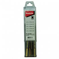Grąžtų komplektas Makita D-40593, betonui/akmeniui, sraigtinis, sds plus, 5 mm x 16 cm