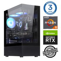Stacionarus kompiuteris Intop RM66256NS AMD Ryzen 5 7500X3D, DDR5 32 GB, SSD+HDD 250 GB 2 TB, Nvidia GeForce RTX5070 12 GB GDDR7