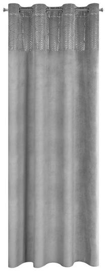 Nakts aizkari Lindi ZKDB-06, sudraba krās./pelēka krās., 140 cm x 250 cm