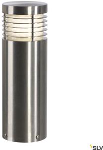 Brīvi stāvošs āra gaismeklis SLV Vap Slim 30, 20W, E27, IP44, sudraba krās., 10.5 cm x 30 cm