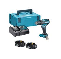 Akumuliatorinis suktuvas-gręžtuvas su akumuliatoriumi Makita DHP485RFJ, 18 V, 3 Ah