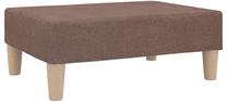 Pufas VLX Fabric 337684, šviesiai ruda sp., 56 cm x 78 cm x 32 cm