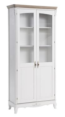 Vitrina Home4you Elizabeth, balta sp., 91.5 cm x 49 cm x 200 cm
