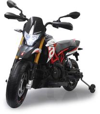 Детский электромотоцикл Jamara Aprilia Dorsodoru 900, черный цв./красный цв.