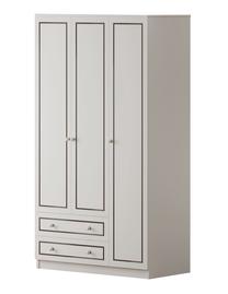 Spinta Kalune Design Rb-093-01, balta sp./pilka sp., 105 cm x 52 cm x 180 cm