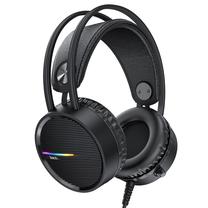 Vadu spēļu austiņas Hoco Gaming Touring W100, melna krās.