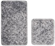 Комплект ковриков для ванны Foutastic 394ANR1143, серый цв., 60 см x 100 см