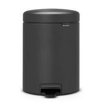 Šiukšliadėžė Brabantia NewIcon, pilka sp., 3 l, 26.4 cm x 16.8 cm