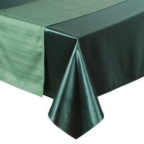 Staltiesės ir stalo takelio rinkinys stačiakampė Glamo, žalia, 140 x 300 cm, 33 x 300 cm, 2 vnt.