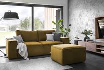 Sofa Silla Loco 45, geltona sp., 104 x 260 cm x 96 cm