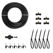 Vandens rūko sistema Bradas Black Line Z1007, plastikas/guma, 750 cm, juoda sp.