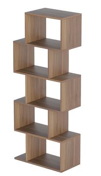 Pastatoma lentyna Kalune Design Merci, riešuto sp., 150 cm x 60 cm x 30 cm