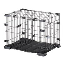 Šuns narvas Ferplast Doggy Hub, 46.5 x 61 x 45.5 cm, metalas, juoda sp.