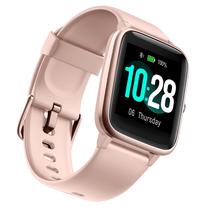 Viedais pulkstenis UleFone Watch Coral Pink, rozā krās.