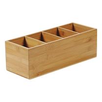 Stalo įrankių dėklas, 35 cm x 14 cm x 12 cm, mediena, ruda sp.