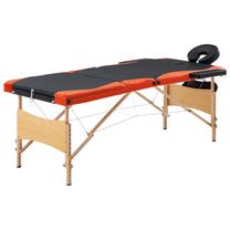 Массажный стол VLX 3 Zones Black/Orange 110211, 191 см