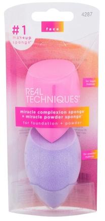 Kosmētikas sūklis Real Techniques Chroma Miracle Complexion 144375, 2 gab., rozā krās.