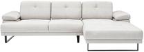 Kampinė sofa Hanah Home Mustang Large, šviesiai ruda sp., dešininė, 174 x 314 cm x 83 cm