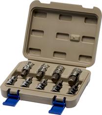 Komplekts Irimo HEX bit socket set 1/2" 4-17