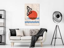 Reprodukcija Artgeist Butterfly And Sunrise DKNW0907, 40 cm x 60 cm