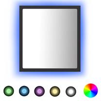 Зеркало VLX LED, с освещением, подвесной, 40 см x 37 см, серый цв.