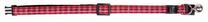 Кошачий ошейник Karlie Tartan 560265, 30 см x 10 мм, красный цв.