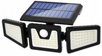 Päikesepaneeliga prožektor, seinakinnitus Elight ELI-W4, 20 W, 800 lm, IP65, must v.