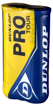 Tenisa bumbiņu komplekts Dunlop, dzeltena krās., 4 gab.
