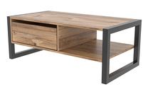 Kavos staliukas Kalune Design Haldizen, ąžuolo sp./juoda sp., 105 cm x 50 cm x 40 cm