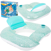 Надувной поплавок Bestway Mattress-Chair, 102 см x 94 см, голубой цв.