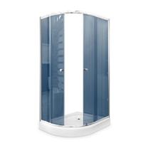 Prekė su pažeista pakuote. Dušo kabina Gotland ECO LP-292-120 Right, 80 cm x 120 cm x 195 cm, pilka sp./tonuotas