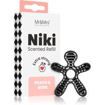Auto gaisa atsvaidzinātājs Mr & Mrs Fragrance Niki Refill Peach & Rose