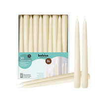 Свеча, конический Bolsius Professional, 8 час, 30 шт., коричневатый цв.