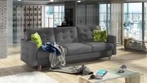 Sofa Asgard Ontario 96, Jungle 32, pilka sp., 92 x 233 cm x 93 cm