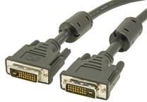 Провод Acc DVI-D (24+1) - DVI-D (24+1) DVI male, DVI male, 2 м, черный цв.