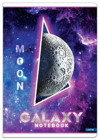 Sąsiuvinis Lastva Galaxy 11LS33200, linijomis, A5, 52 lapų, (spalva/dizainas parenkami atsitiktine tvarka)