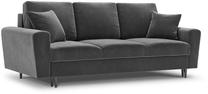Sofa-lova Micadoni Home Moghan Velvet, šviesiai pilka sp., 235 x 100 cm x 88 cm