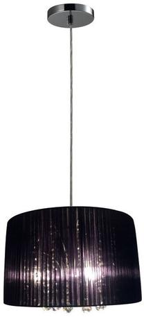 Valgusti rippuv Dilema 148329, E14, 3 x 40 W, hõbe v. / violetne v.
