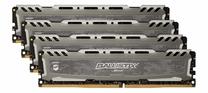 Operatyvioji atmintis (RAM) Crucial Ballistix Sport LT Gray BLS4K16G4D30AESB, DDR4, 64 GB, 3000 MHz