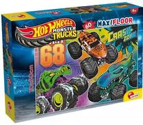 Dėlionė Lisciani HOT WHEELS, 70 cm x 50 cm, 60 vnt.