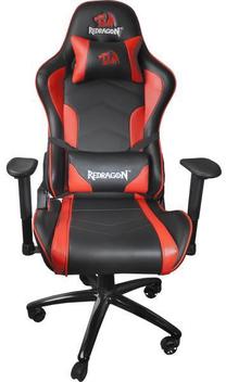 Spēļu krēsls Defender Redragon Hero CM-383, melna krās./sarkana krās.