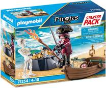 Konstruktors Playmobil Pirates Pirate With Rowing Boat 71254, 42 gab., daudzkrāsaina