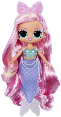 Lelle ar aksesuāriem, nāriņa L.O.L. Surprise! Tweens Lola Waves, 24 cm, rozā krās.