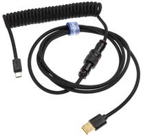 Kabelis Ducky Premicord Phantom DKCC-ABCNC1 USB Type-C, USB Type A, 1.8 m, melna krās.
