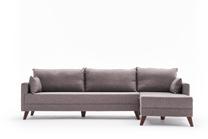 Kampinė sofa Hanah Home Bella 825BLC2584, ruda sp., 165 x 275 cm x 85 cm
