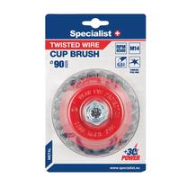 Проволочная щетка Specialist+ Twisted, 90 мм