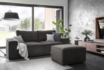 Sofa Silla Riviera 97, tamsiai pilka sp., 104 x 260 cm x 96 cm