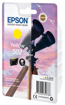 Rašalinio spausdintuvo kasetė Epson Singlepack 502, geltona sp., 3.3 ml
